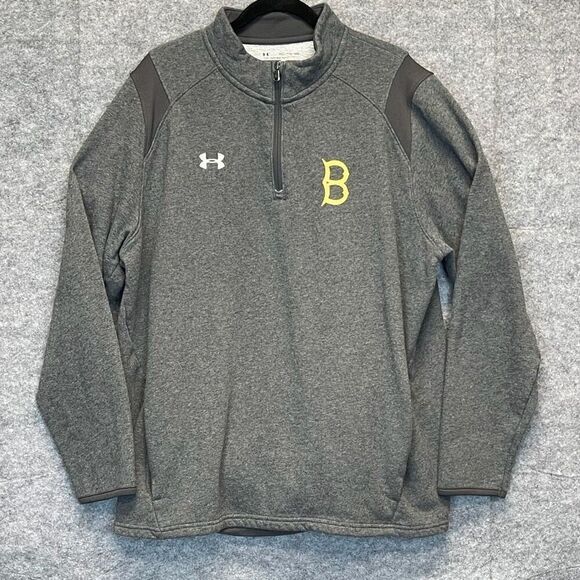 Under Armour Men’s 2XL Boston Bruins Gray 1/4 Zip Pullover Alternate B Coldgear - Picture 1 of 15